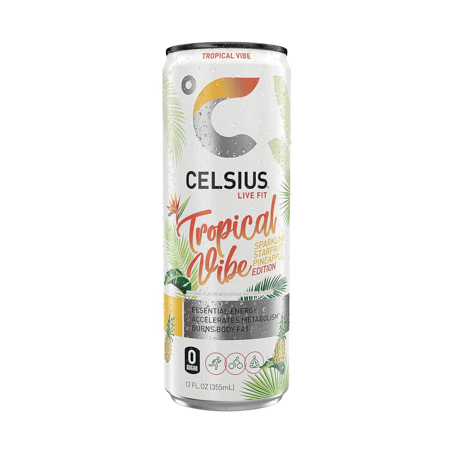 Celsius Essential Energy Sparkling Tropical Vibe