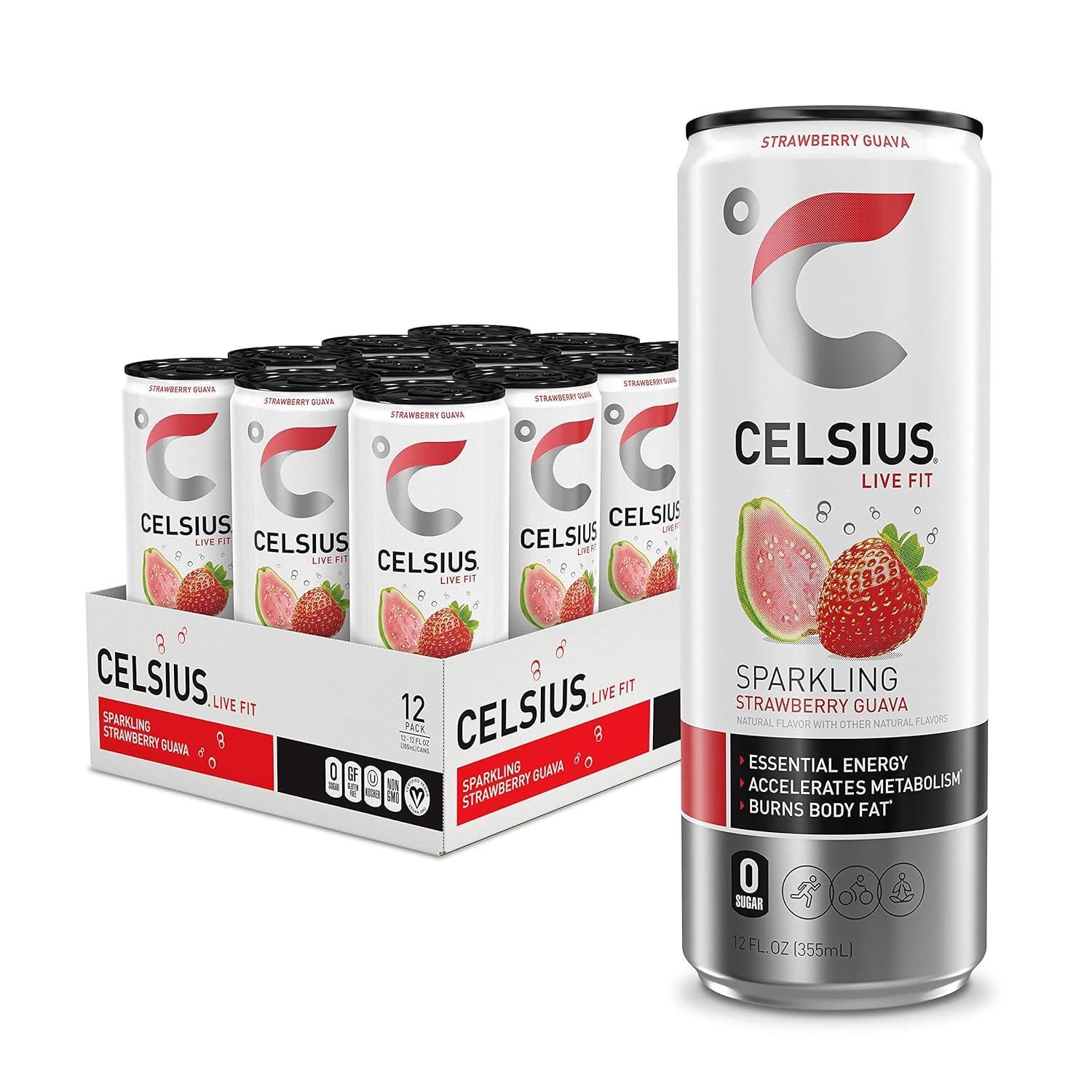 Celsius Sparkling Strawberry Guava