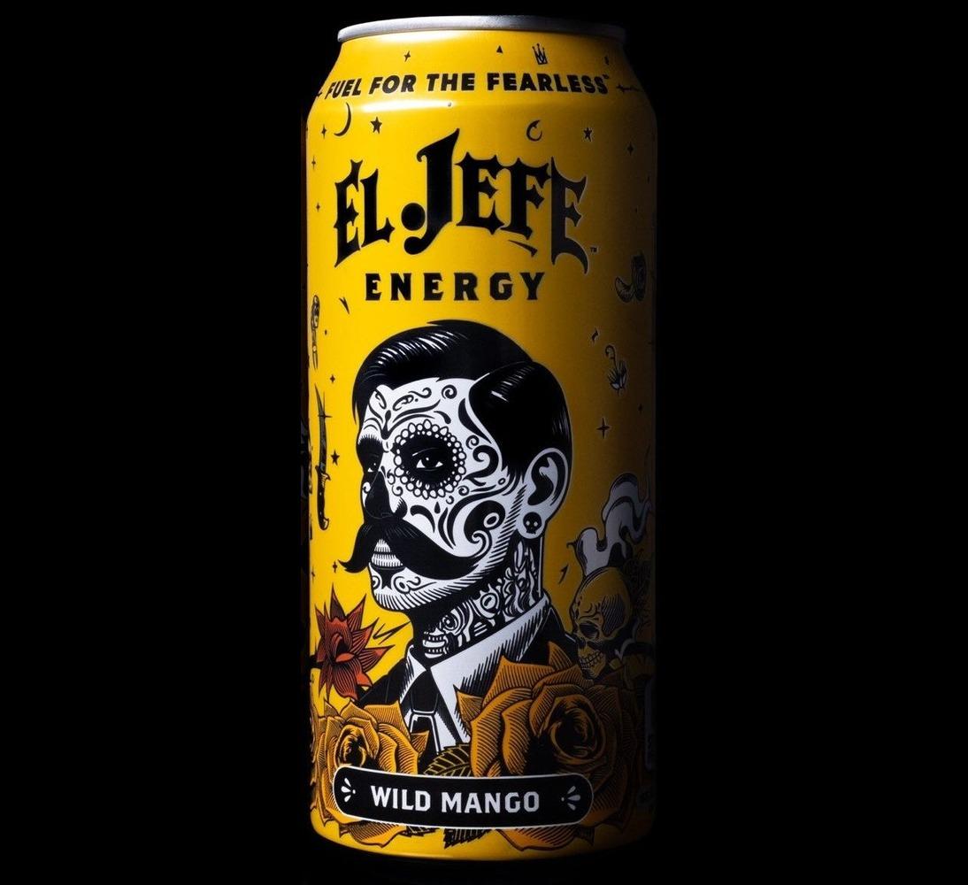 El Jefe Wild Mango can, front