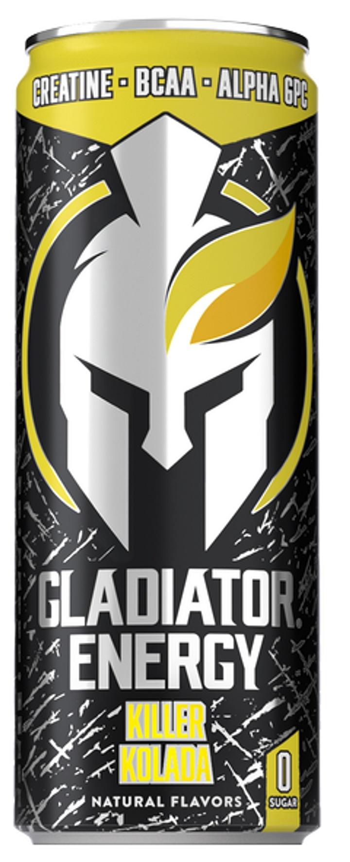 Gladiator Energy Killer Kolada can, front