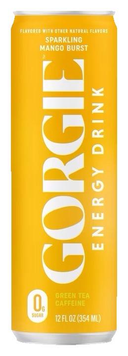 Gorgie Sparkling Mango Burst can, front