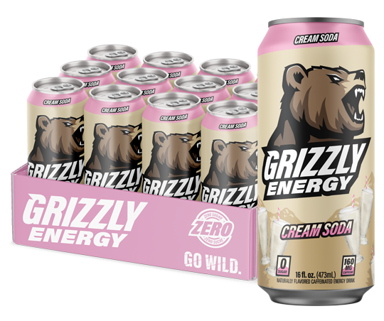 Grizzly Cream Soda can