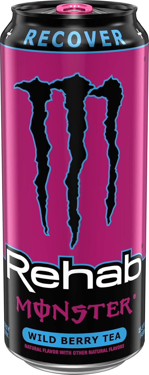 Monster Energy Monster Energy Rehab Wild Berry Tea can